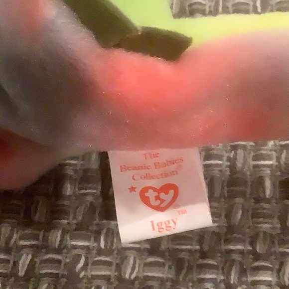 Ty Iggy Beanie Baby - Picture 5 of 8